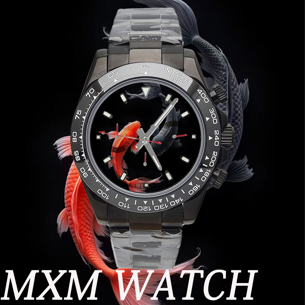 Leather Bracelet - customized Creative VK63 watch 39.3mm Men's