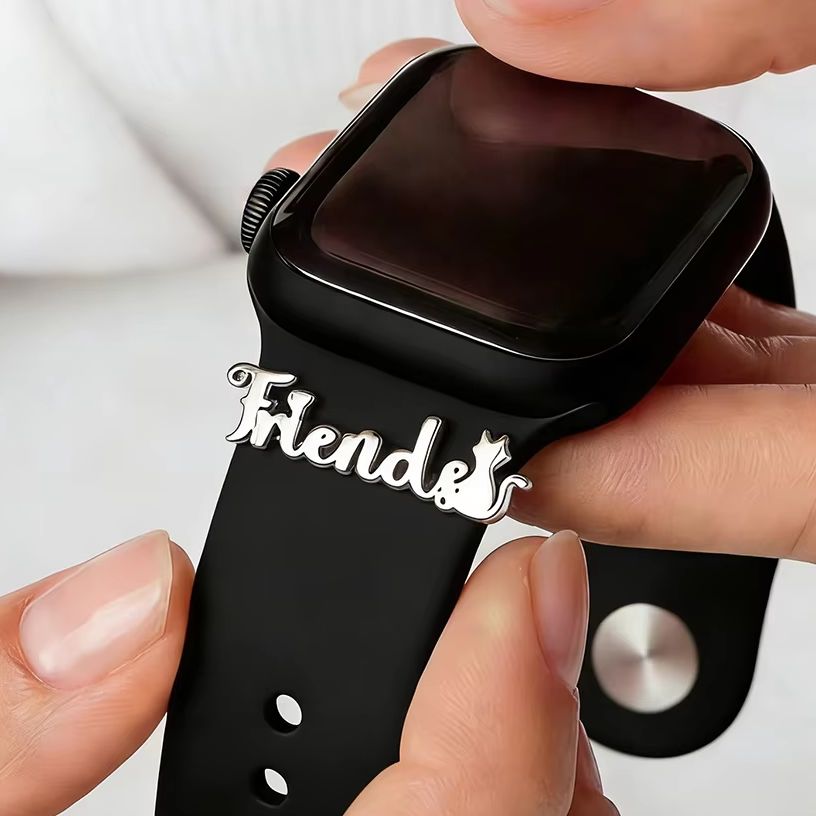Jewelry Smart Watches - Todorova Personalized Name Cat-Themed Watch Strap