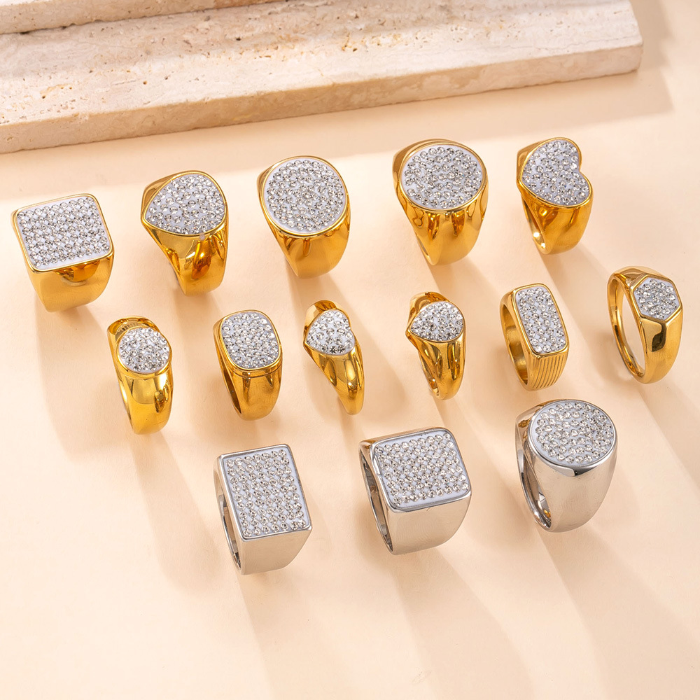 Moissanite Ring - Luxury 316L Stainless Steel For Women
