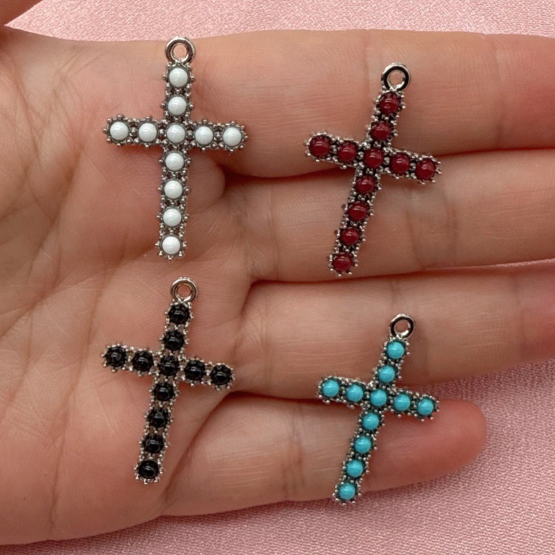Jewelry & Watches Sp Z Oo Janów Lubelski - 10pcs Korean version diamond cross pendant