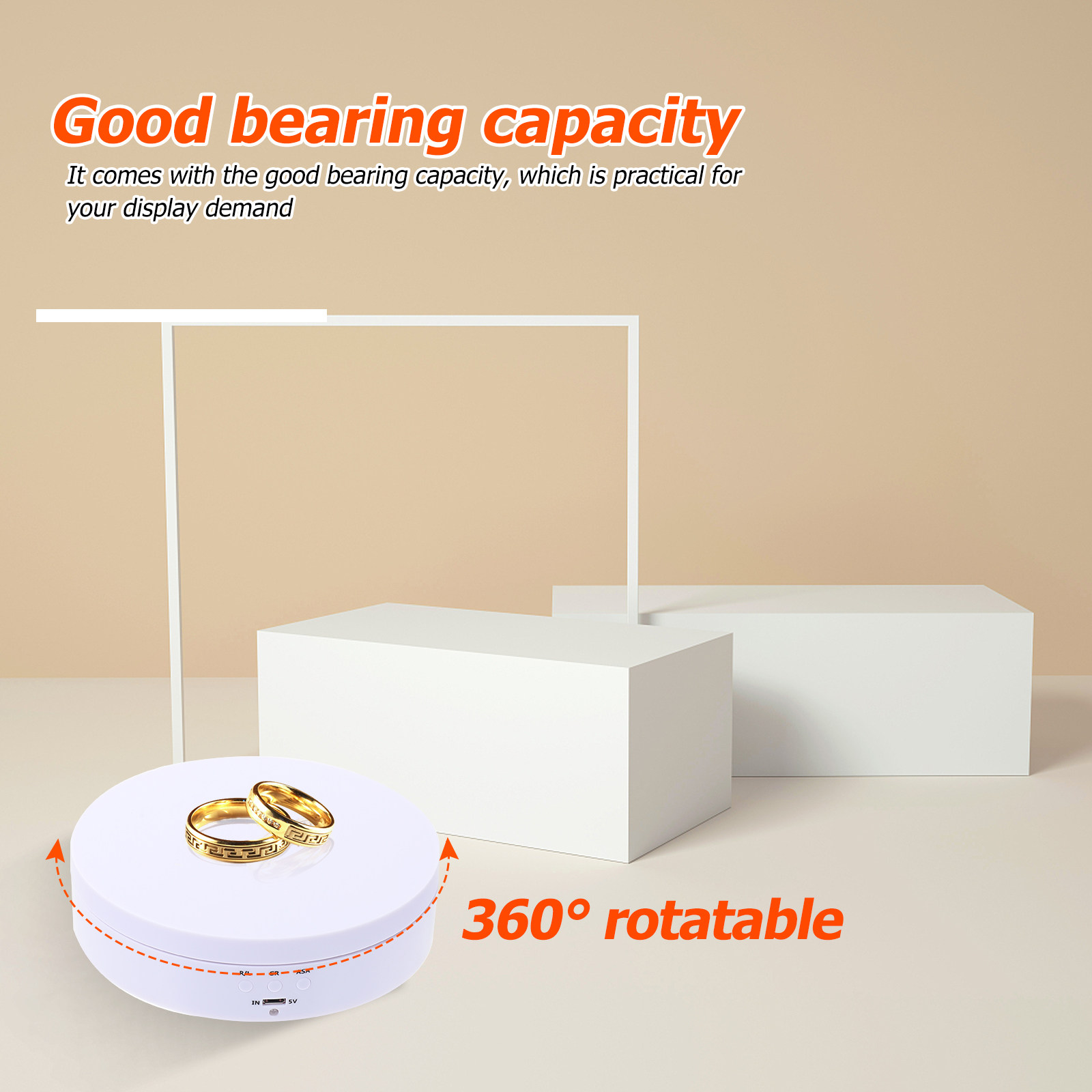 1 Set Rotating Display Stand J - Jewelry And Watches Exhibition ulasan dan harga