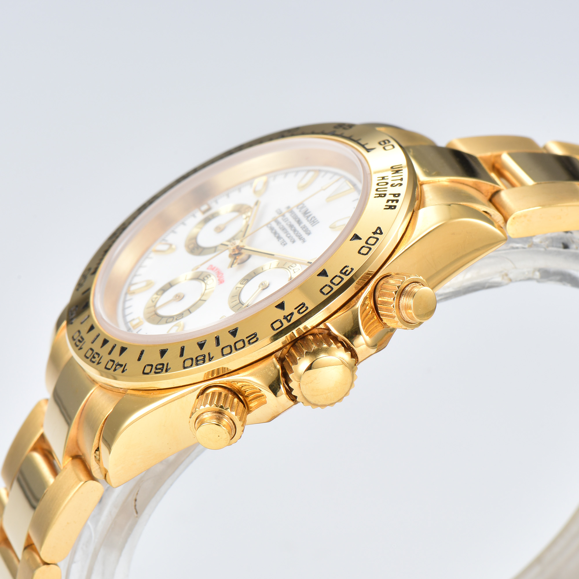 39mm VK63 watch Gold Stainless - Leather Bracelet ulasan dan harga