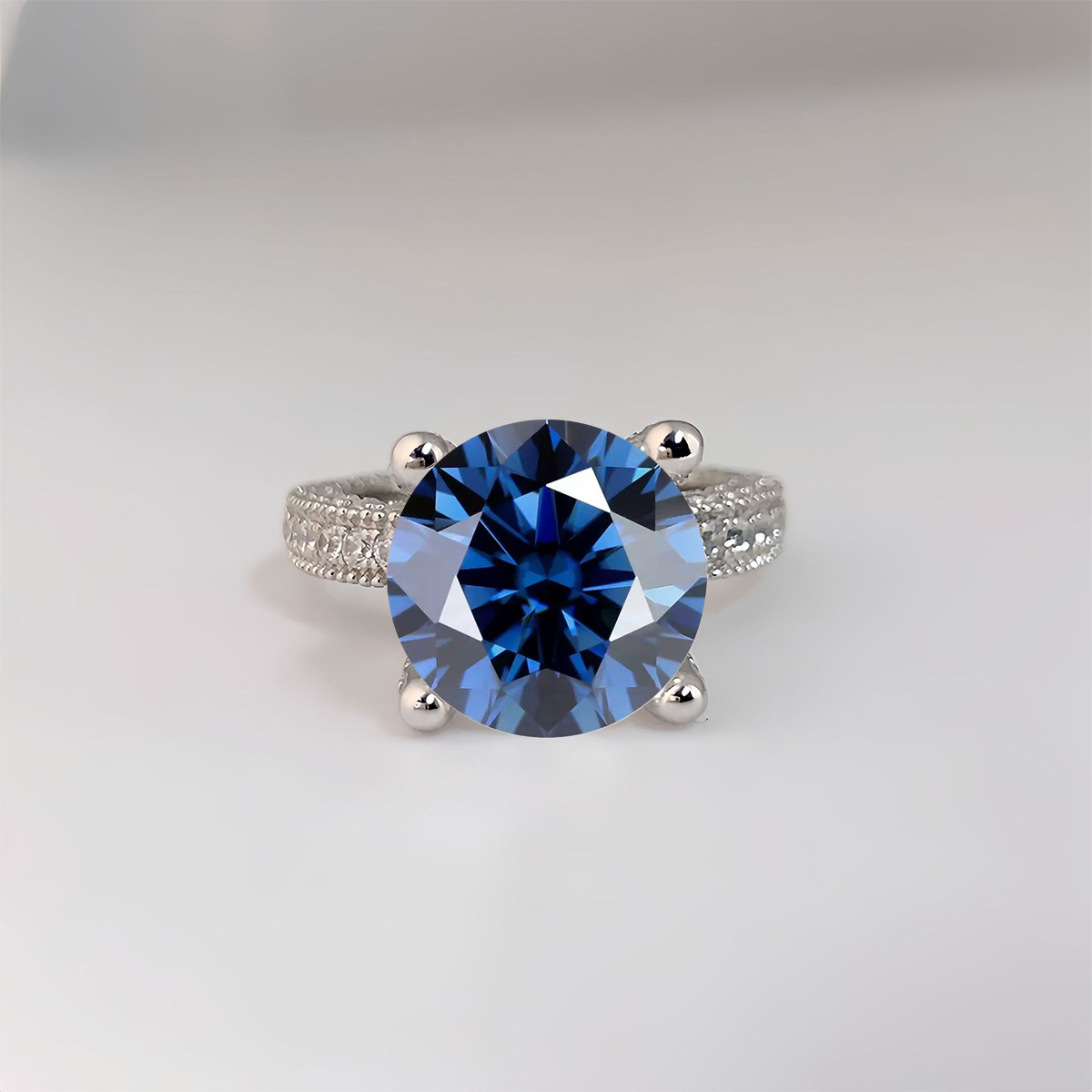 5 Carat Real Moissanite Diamon - Moissanite Ring ulasan dan harga