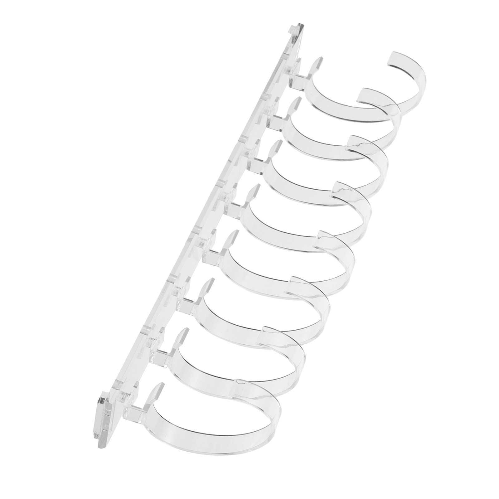 8-Slot Transparent Acrylic Wat - Watches Jewelry Holder ulasan dan harga
