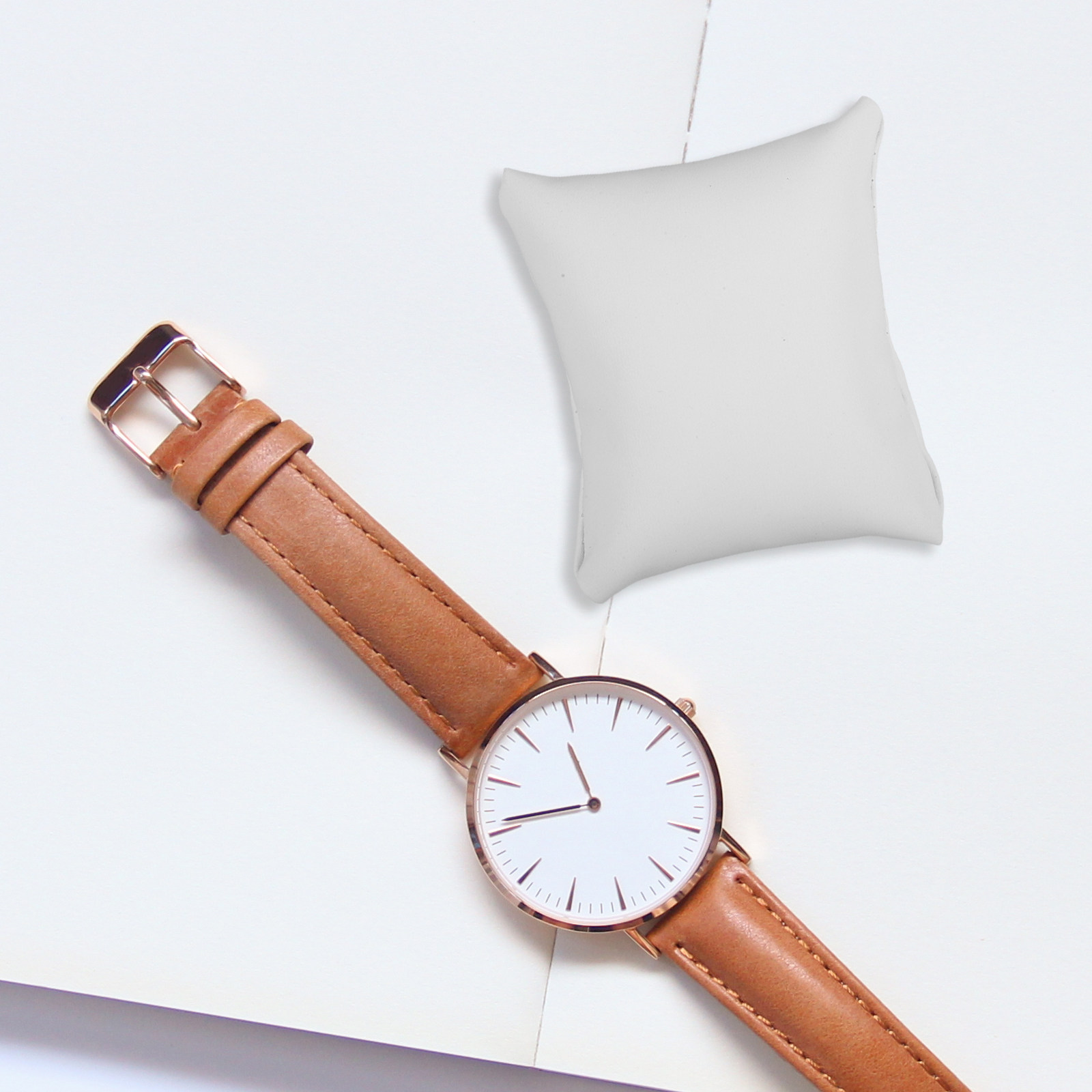 6Pcs Watch Pillow PU Comfortab - Watches Jewelry Holder ulasan dan harga