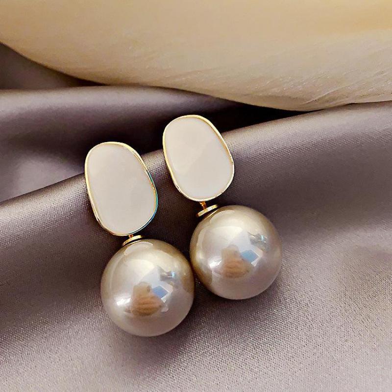 Big Brand High Class Noble Pea - Pearl Stud Earrings ulasan dan harga