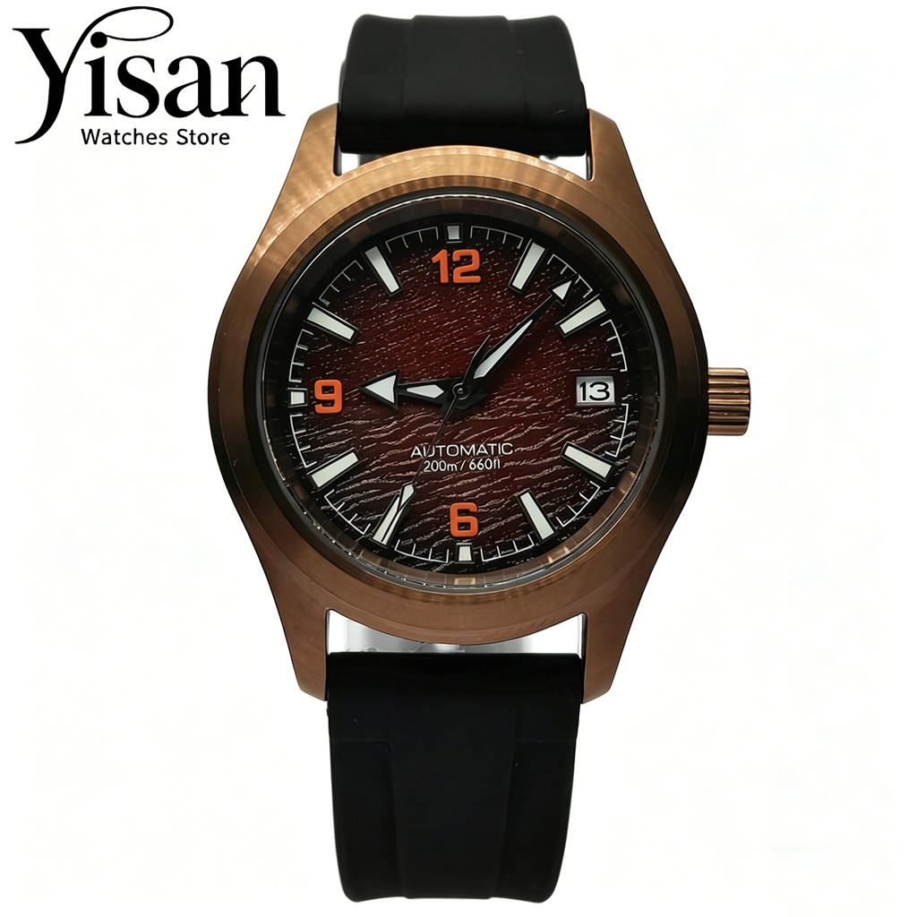 36mm 39mm NH35 automatic movem - Leather Bracelet ulasan dan harga