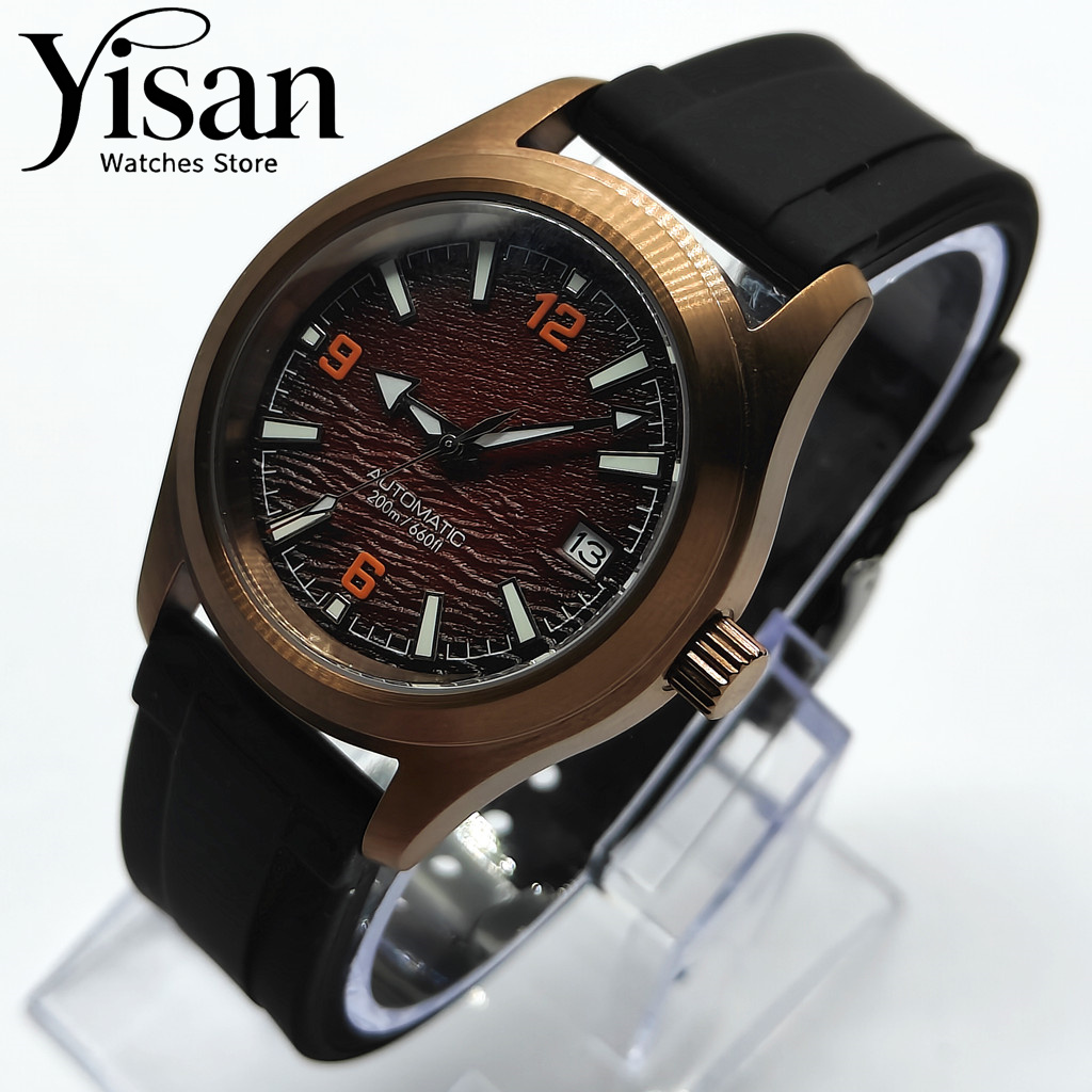 36mm 39mm NH35 automatic movem - Leather Bracelet ulasan dan harga