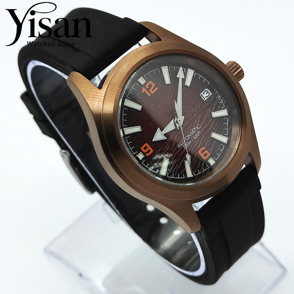 36mm 39mm NH35 automatic movem - Leather Bracelet ulasan dan harga