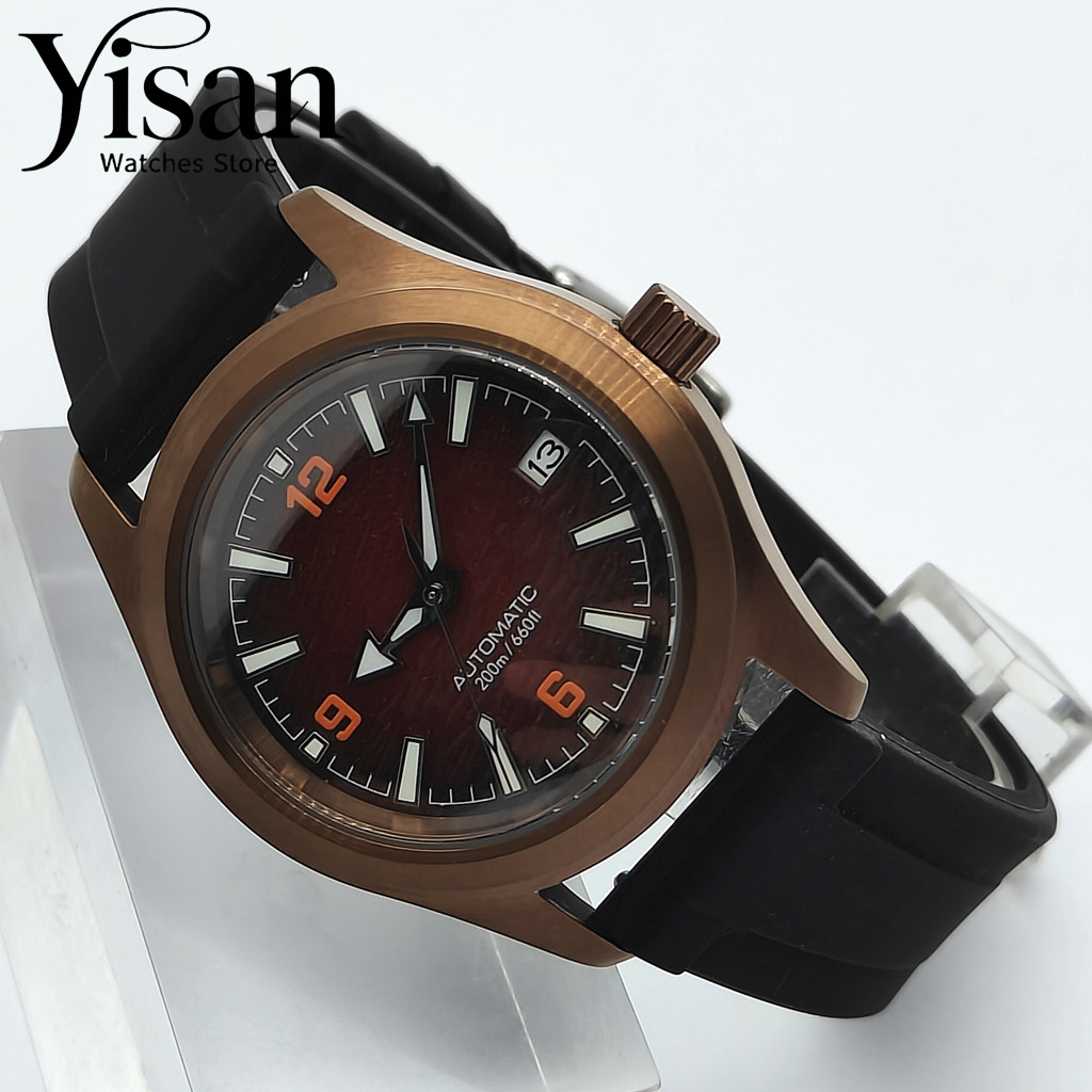 36mm 39mm NH35 automatic movem - Leather Bracelet ulasan dan harga