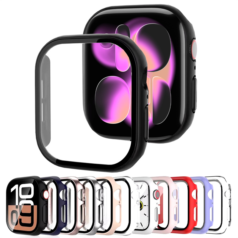 Tempered Glass+Case For Apple  - Jewelry Smart Watches ulasan dan harga