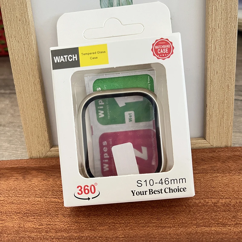 Tempered Glass+Case For Apple  - Jewelry Smart Watches ulasan dan harga