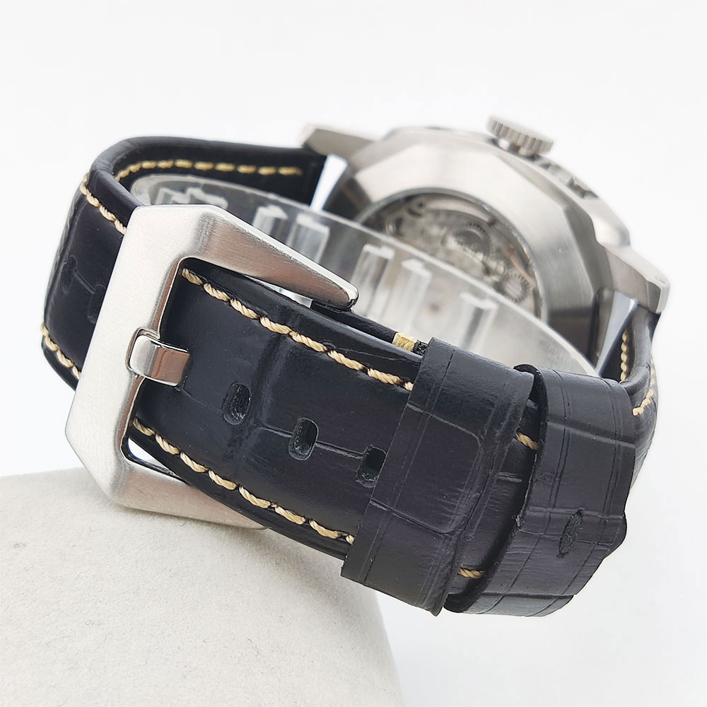 44mm Men's watch Seagull st255 - Leather Bracelet ulasan dan harga