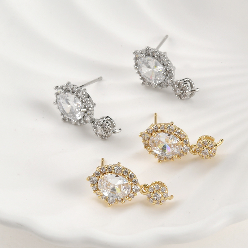 14k Electroplated Real Gold Co - Pearl Stud Earrings ulasan dan harga