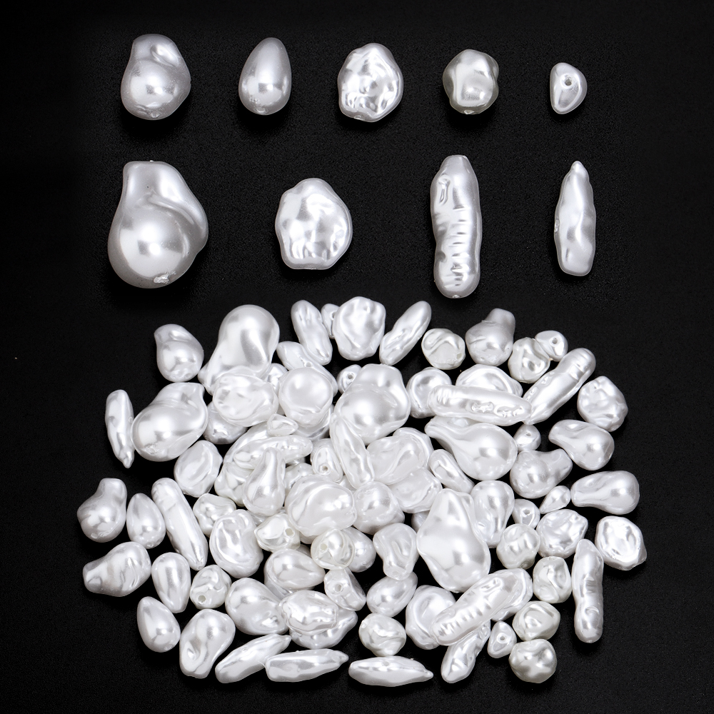 20pcs/lot Irregular ABS Imitat - Pearl Stud Earrings ulasan dan harga