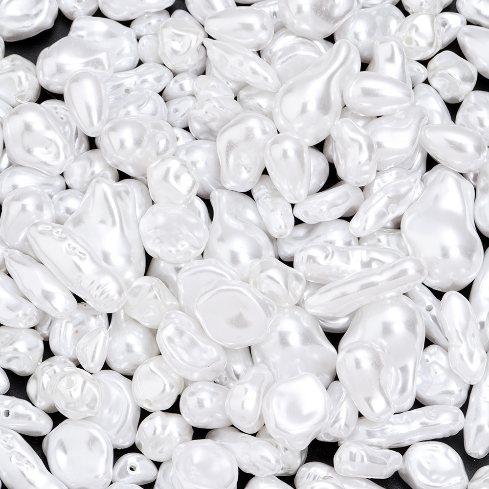 20pcs/lot Irregular ABS Imitat - Pearl Stud Earrings ulasan dan harga