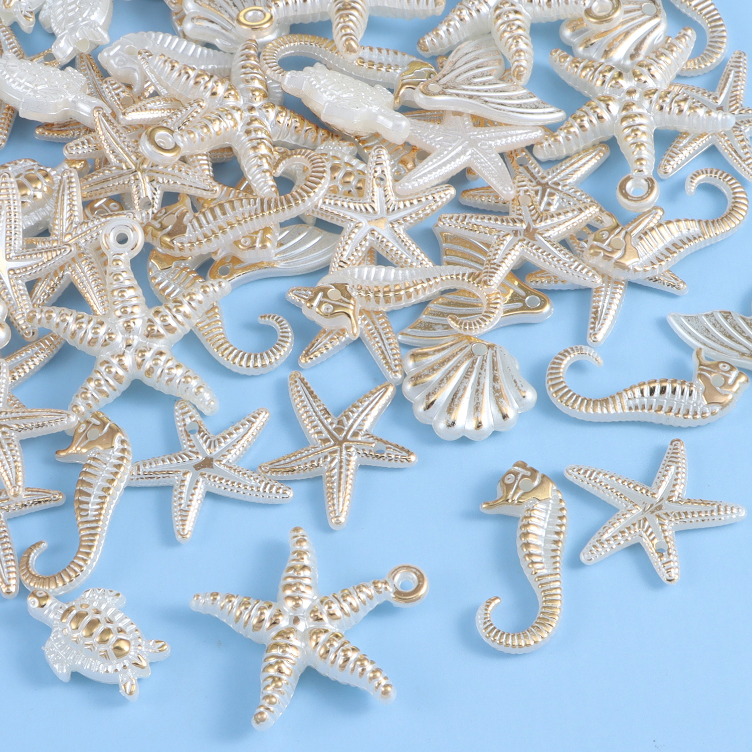 30 pieces of ocean series rand - Pearl Stud Earrings ulasan dan harga