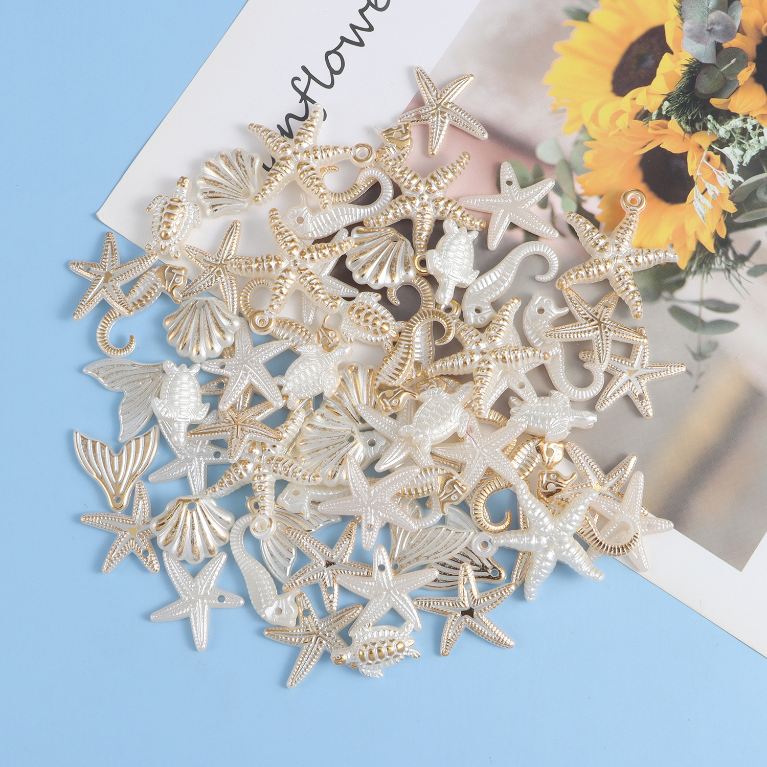 30 pieces of ocean series rand - Pearl Stud Earrings ulasan dan harga