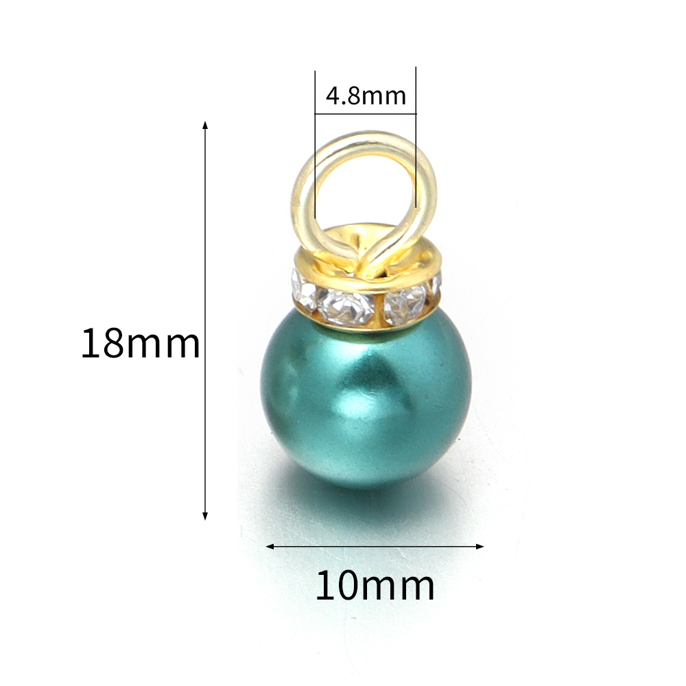 30pcs Inlaid Rhinestone Imitat - Pearl Stud Earrings ulasan dan harga