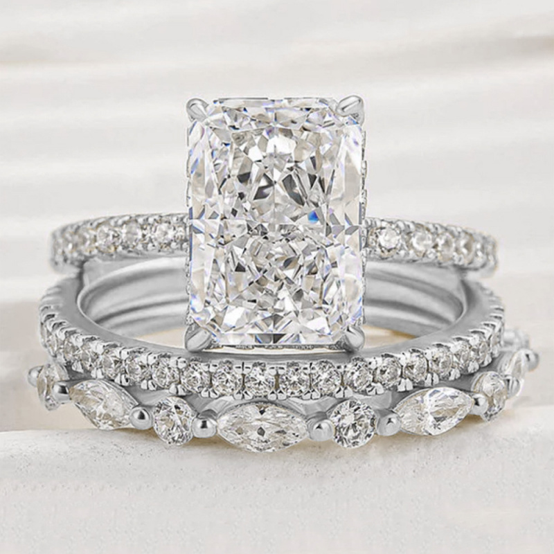 Gold Plated Coppers925Sterling - Moissanite Ring ulasan dan harga