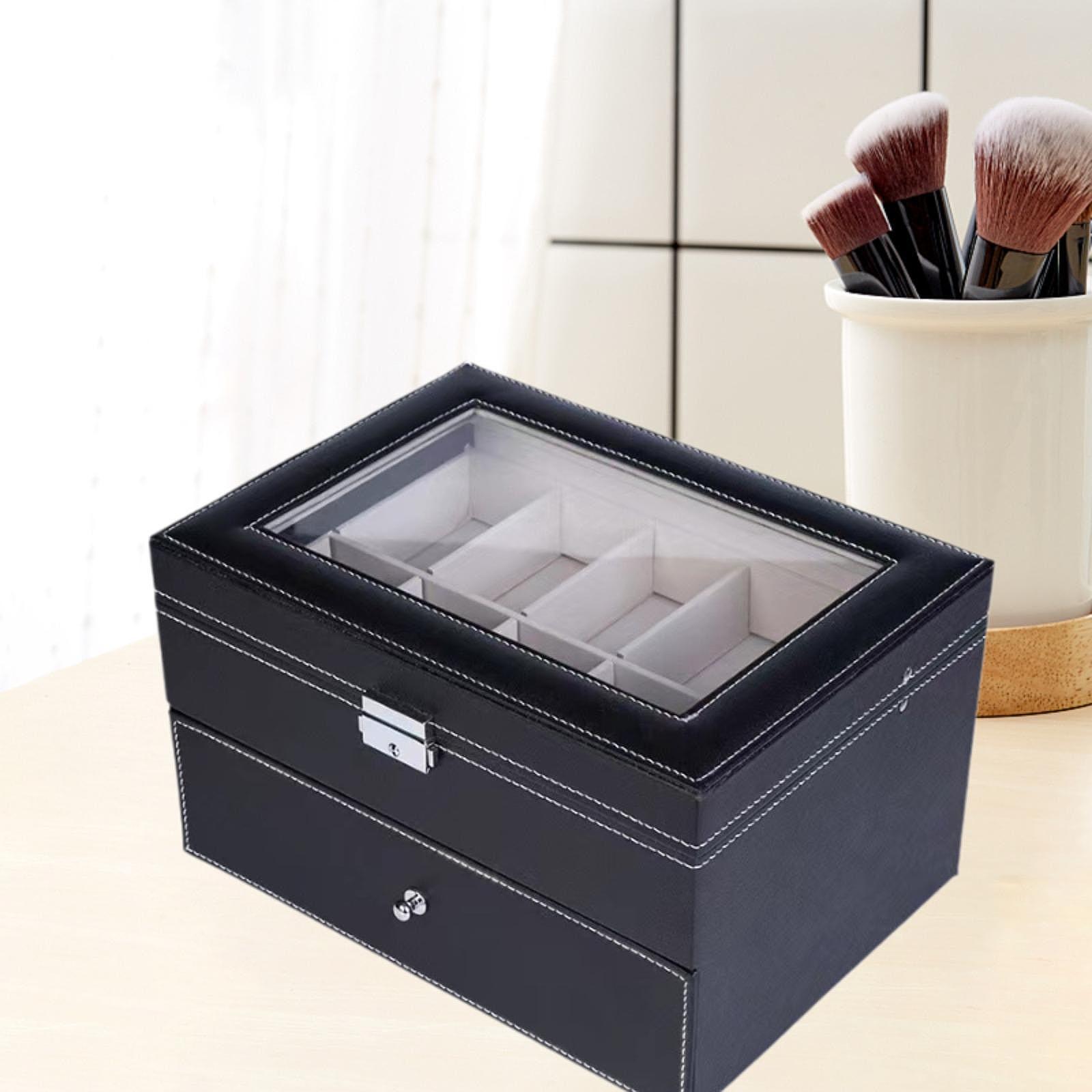 12 Slots PU Leather Watch Stor - Watches Jewelry Holder ulasan dan harga
