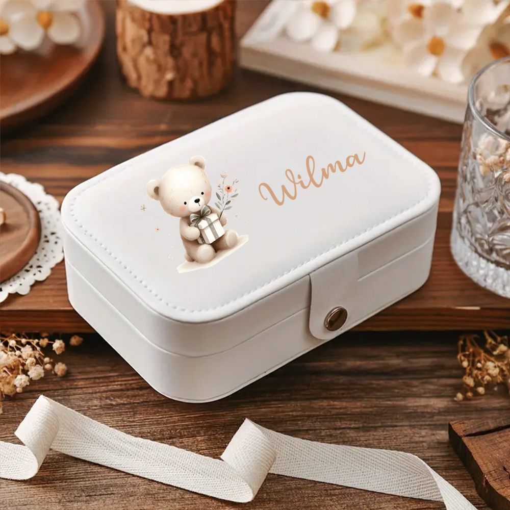 1 customized name jewelry box, - Leather Bracelet ulasan dan harga