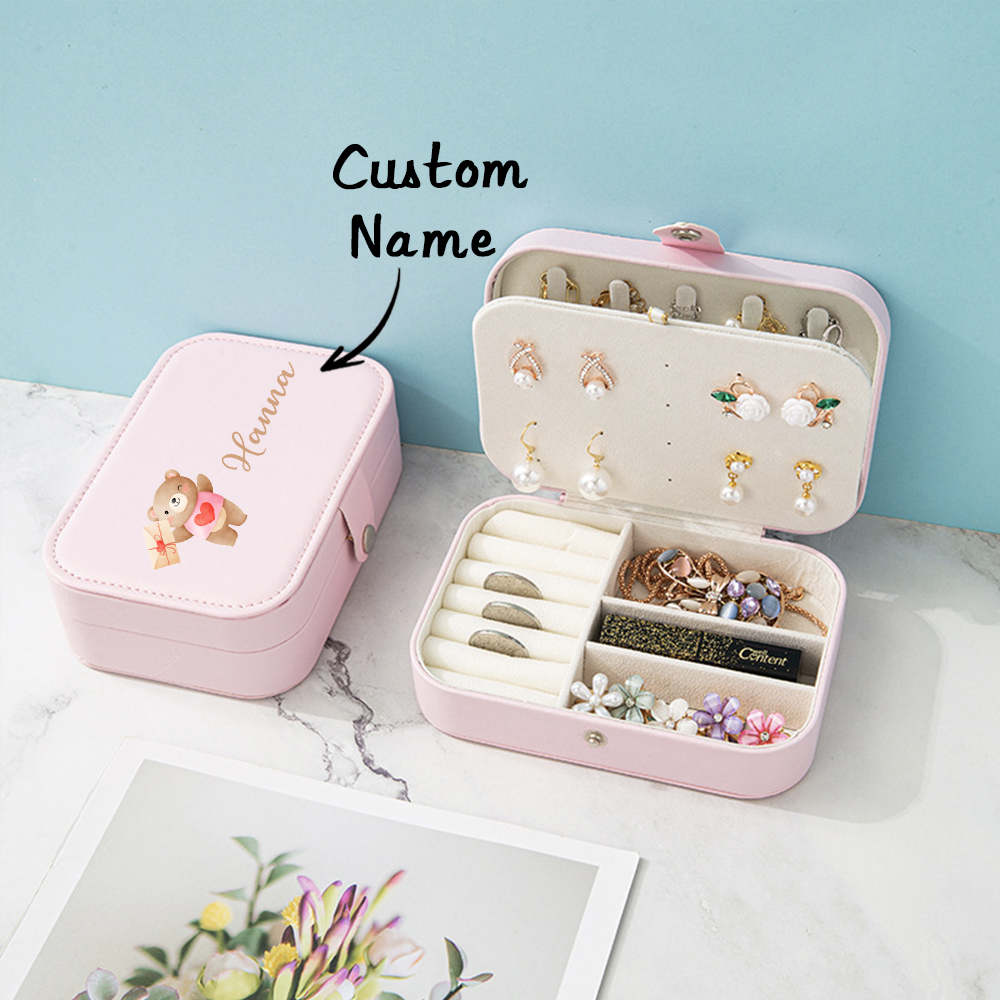 1 customized name jewelry box, - Leather Bracelet ulasan dan harga