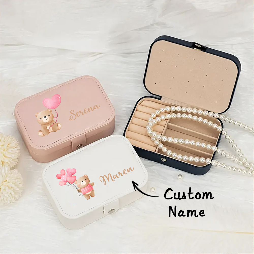 1 customized name jewelry box, - Leather Bracelet ulasan dan harga