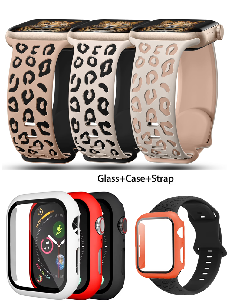 Glass+Case+Strap for Apple Wat - Jewelry Smart Watches ulasan dan harga