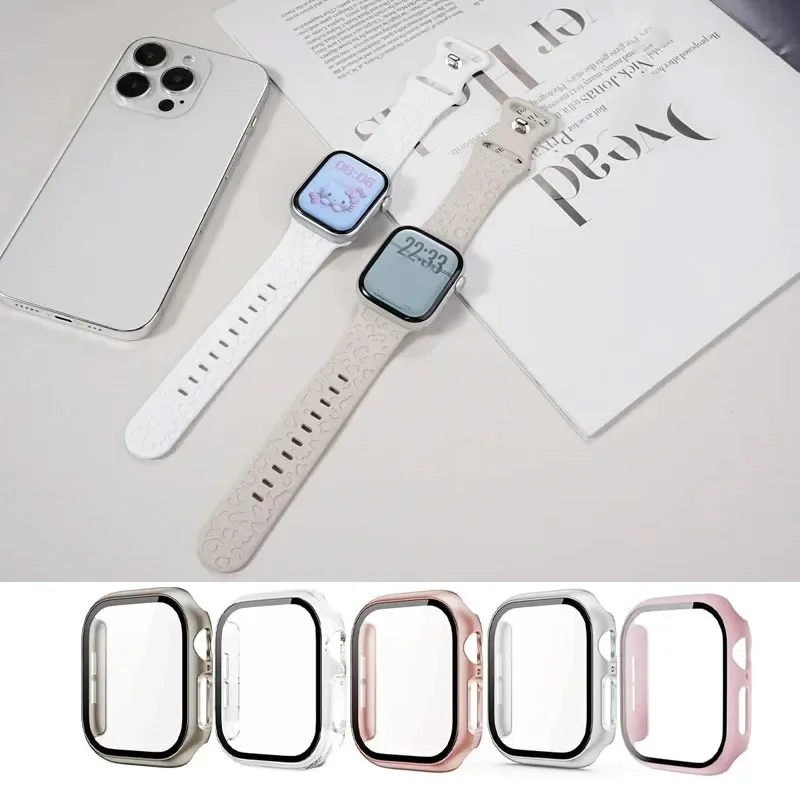 Glass+Case+Strap for Apple Wat - Jewelry Smart Watches ulasan dan harga