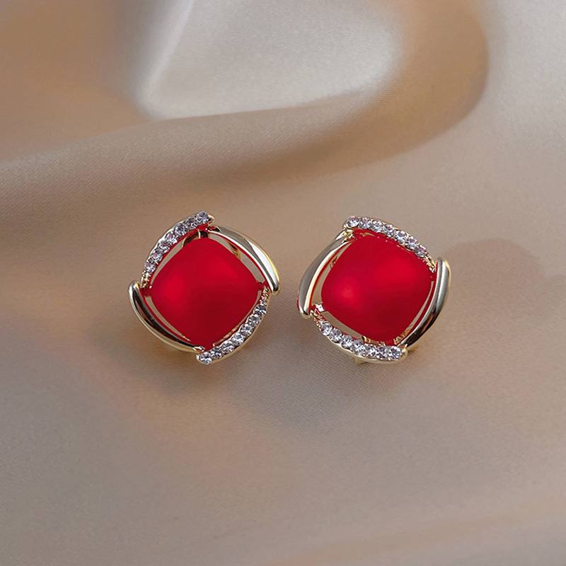 925 Silver Needle Korean Fashi - Pearl Stud Earrings ulasan dan harga