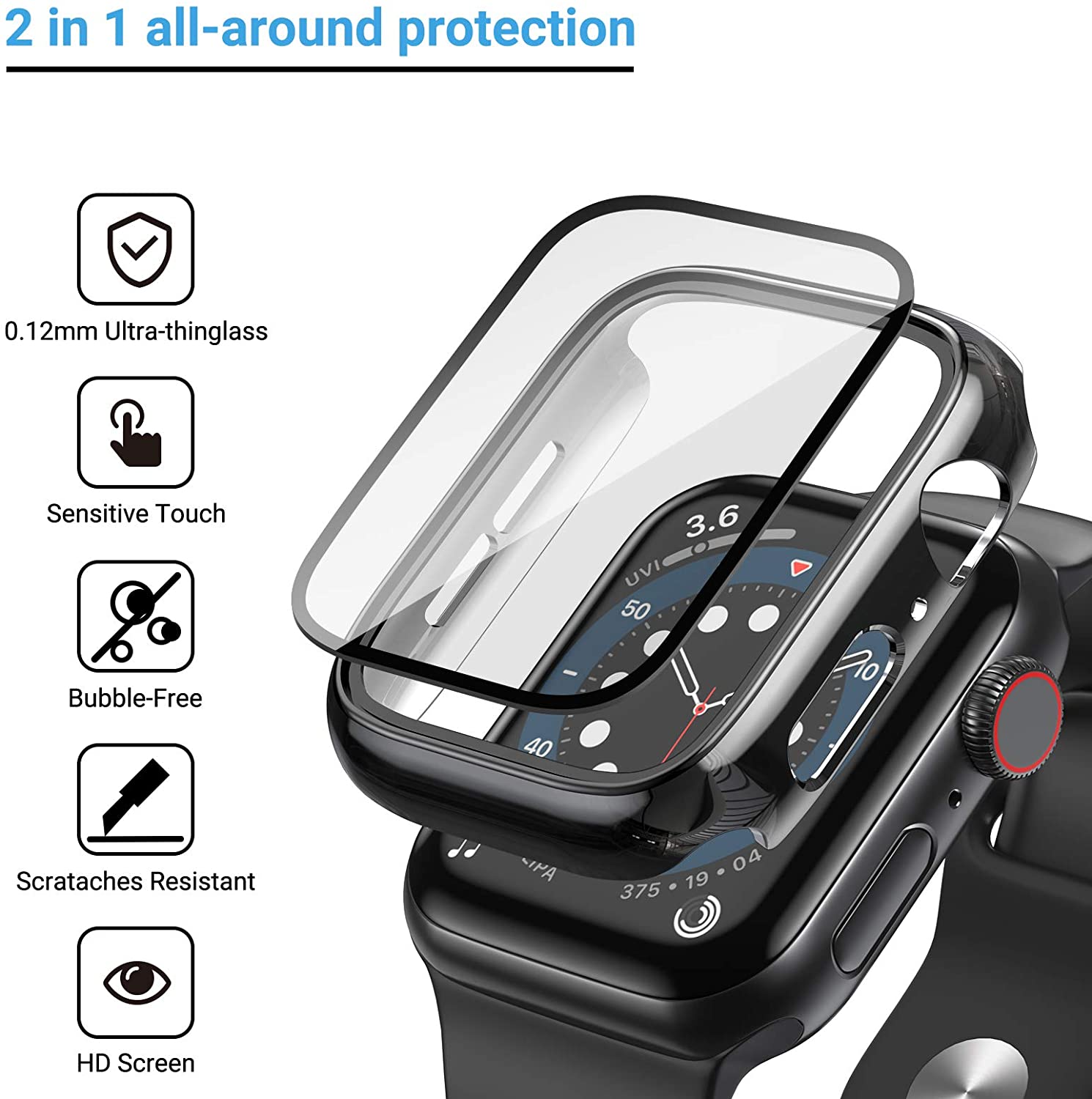 Glass+cover For Apple Watch Ca - Jewelry Smart Watches ulasan dan harga