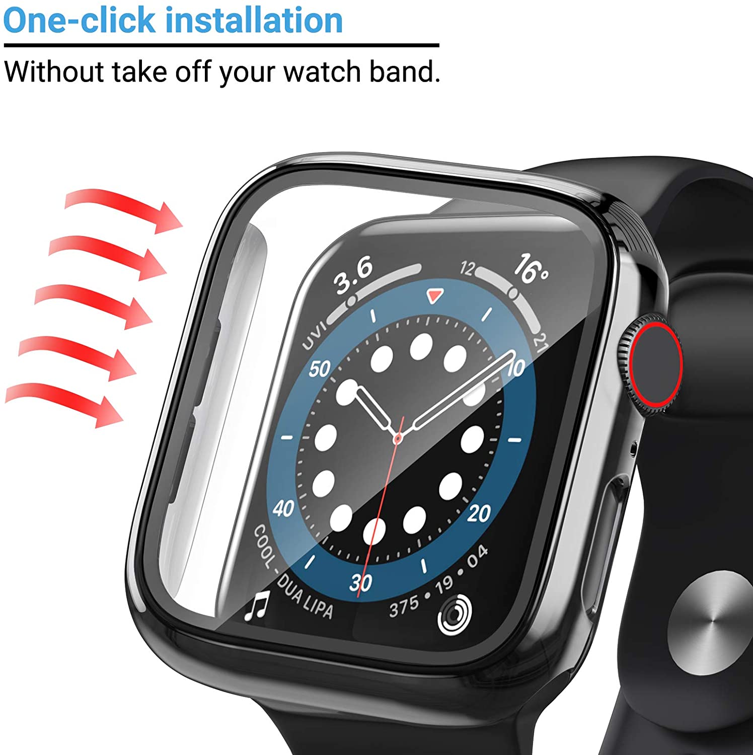 Glass+cover For Apple Watch Ca - Jewelry Smart Watches ulasan dan harga