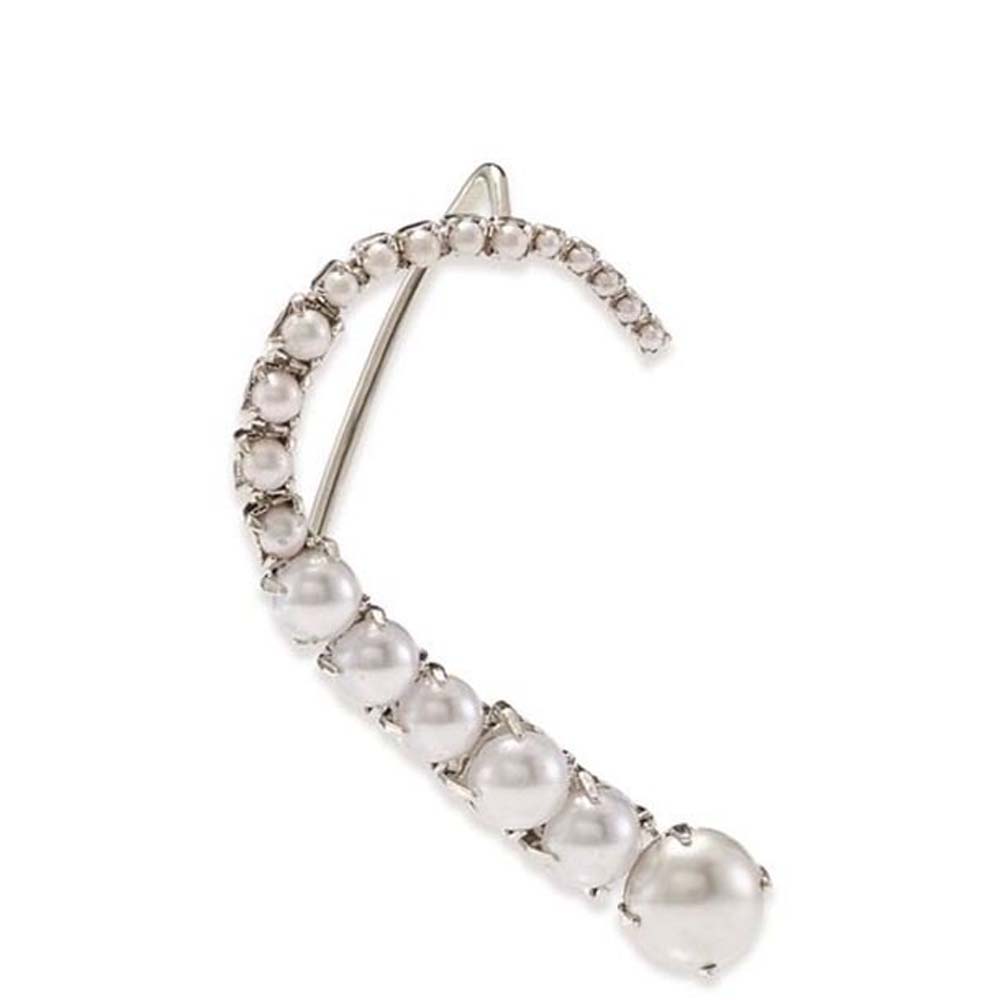 Stonefans Pearl Ear Clips With - Pearl Stud Earrings ulasan dan harga