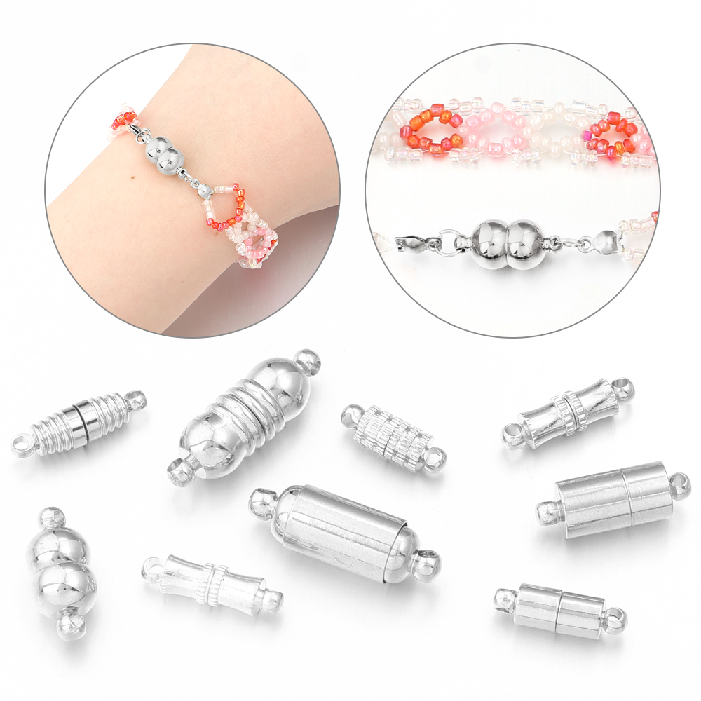 5pcs/lot Strong Magnetic Clasp - Leather Bracelet ulasan dan harga