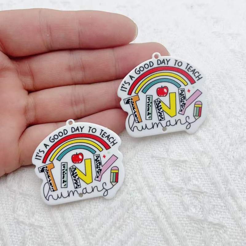 10pcs Teacher's Day Acrylic Do - Jewelry & Watches Sp Z Oo Janów Lubelski ulasan dan harga