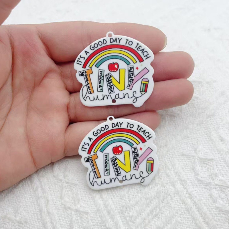 10pcs Teacher's Day Acrylic Do - Jewelry & Watches Sp Z Oo Janów Lubelski ulasan dan harga