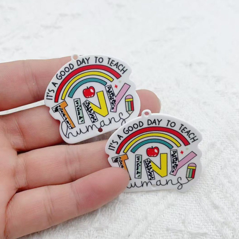 10pcs Teacher's Day Acrylic Do - Jewelry & Watches Sp Z Oo Janów Lubelski ulasan dan harga
