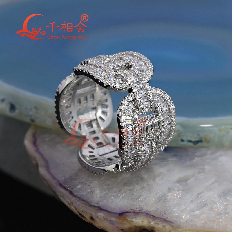 Sterling 925 Silver Moissanite - Moissanite Ring ulasan dan harga