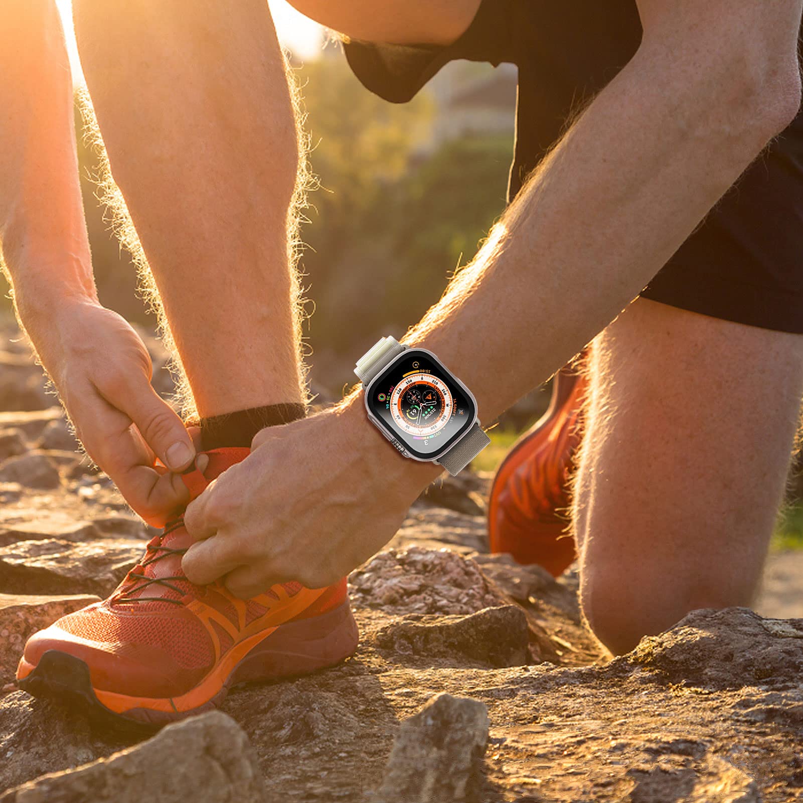 Glass+case For Apple Watch Ult - Jewelry Smart Watches ulasan dan harga