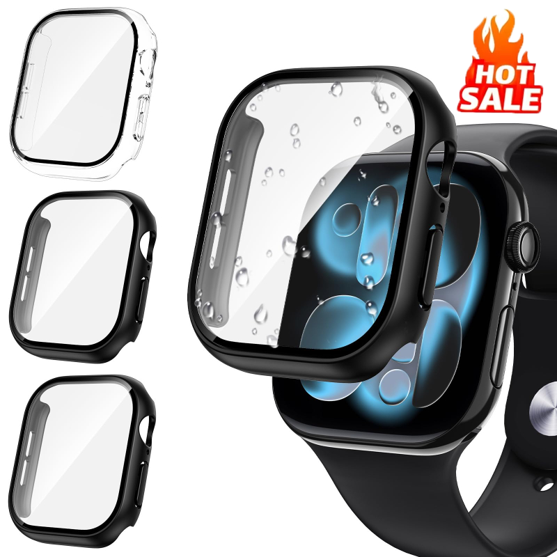 3pcs Glass+Cover For Apple Wat - Jewelry Smart Watches ulasan dan harga