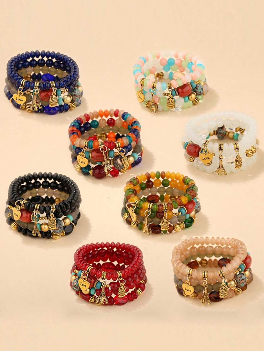 1 Set Of 4pcs Boho Style Decor - Jewelry & Watches Sp Z Oo Janów Lubelski ulasan dan harga