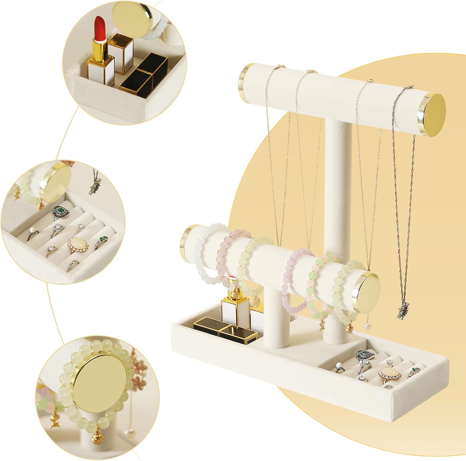 Jewelry Holder Stand, 2 Tier N - Watches Jewelry Holder ulasan dan harga