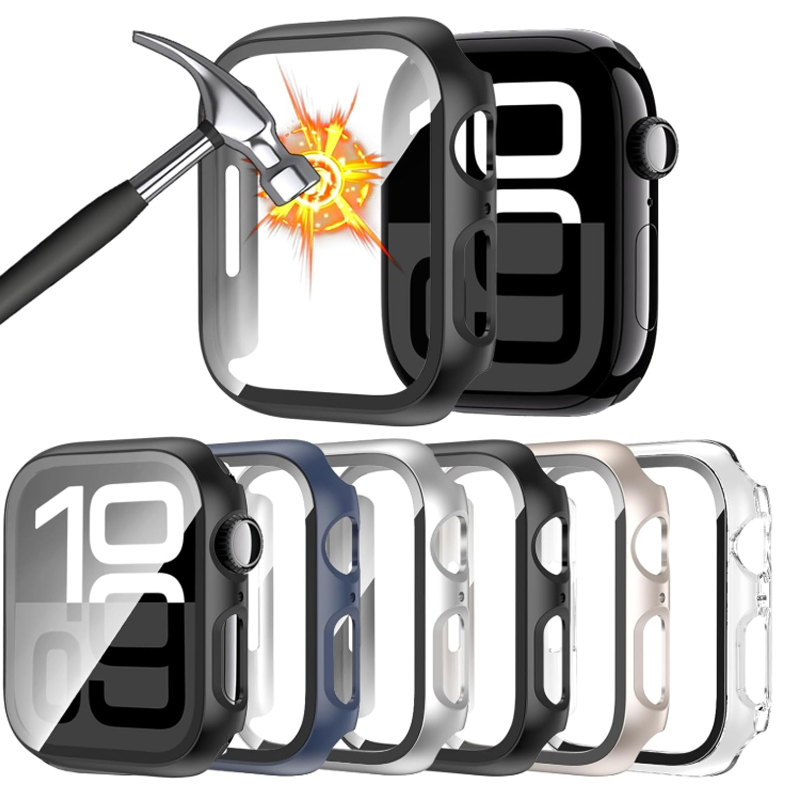 Tempered Glass+cover For Apple - Jewelry Smart Watches ulasan dan harga
