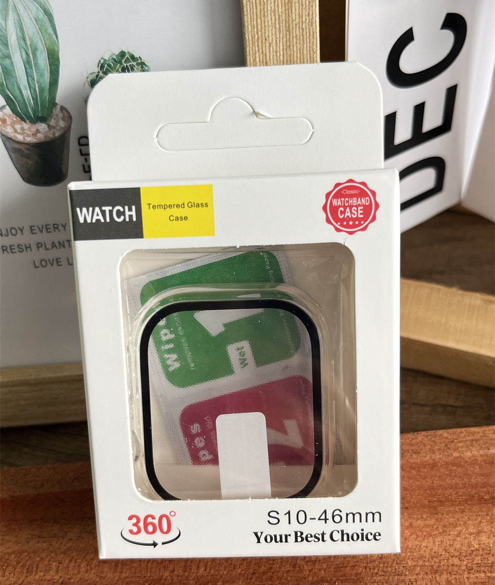 Tempered Glass+cover For Apple - Jewelry Smart Watches ulasan dan harga