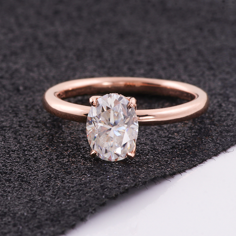 Provence 925 Silver Hidden Hal - Moissanite Ring ulasan dan harga