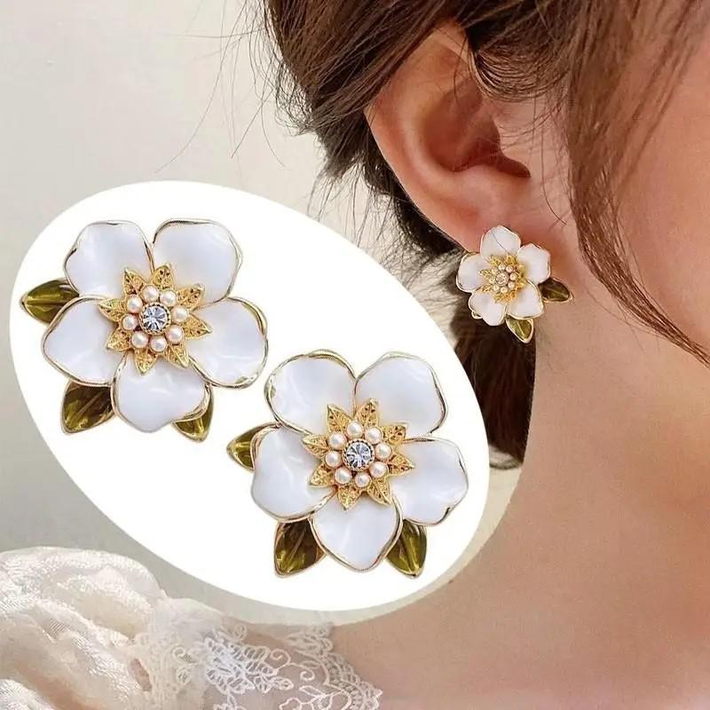 925 Silver Needle Vintage Purp - Pearl Stud Earrings ulasan dan harga