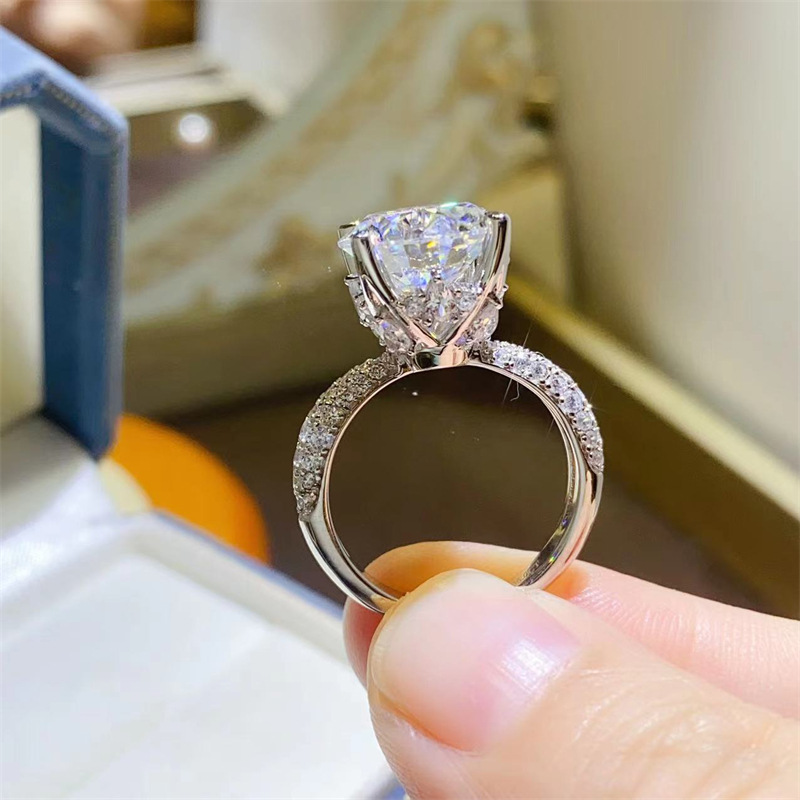 5 Carat D Color VVS1 Moissanit - Moissanite Ring ulasan dan harga
