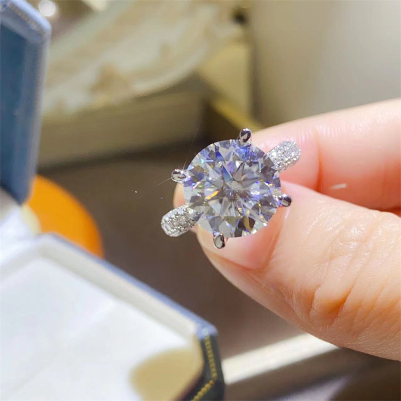 5 Carat D Color VVS1 Moissanit - Moissanite Ring ulasan dan harga