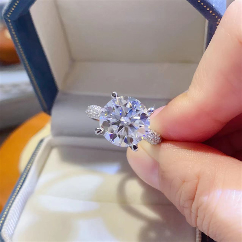 5 Carat D Color VVS1 Moissanit - Moissanite Ring ulasan dan harga